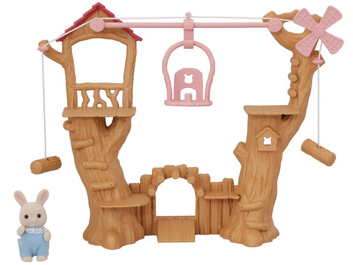 Set Chwarae Parc Rhaffordd i Fabanod Sylvanian Families ar gyfer Plant 3 Oed a Hŷn