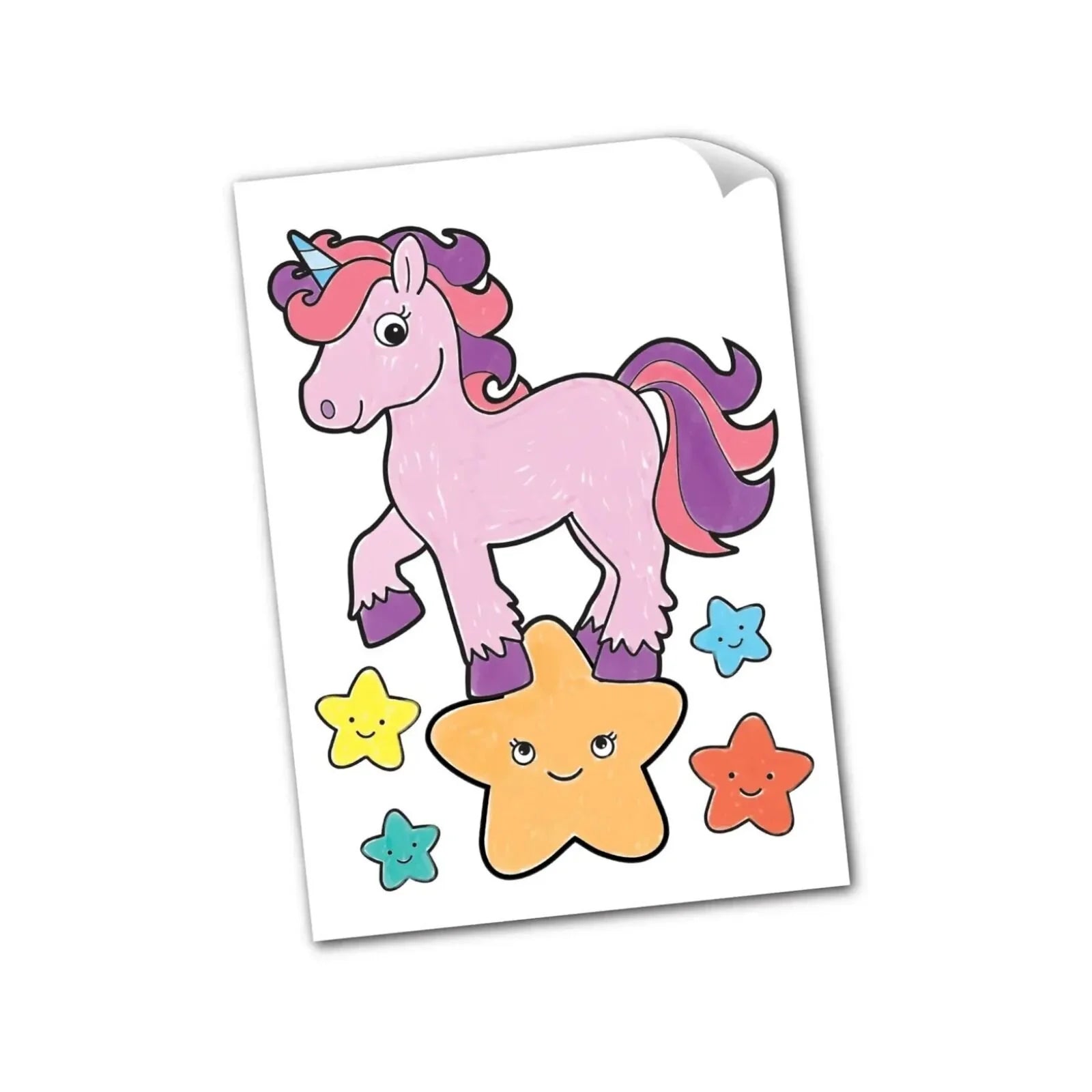 Llyfr Lliwio Orchard Toys: Unicornau, Mermedau a Mwy