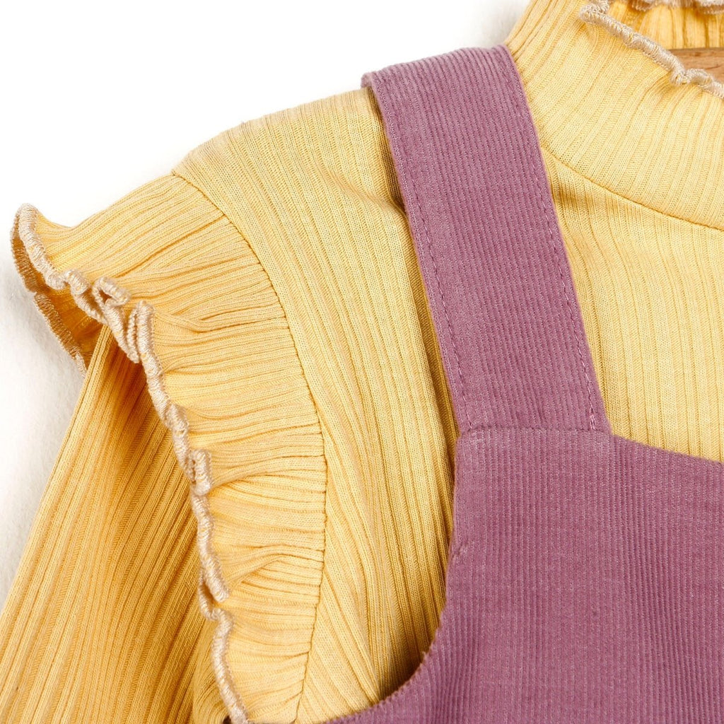 Cassiope Salopette Skirt - Siwt Gwisg - Damson