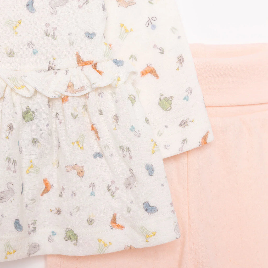 Bebetto Happy Garden Girl Tracksuit - Light Pink