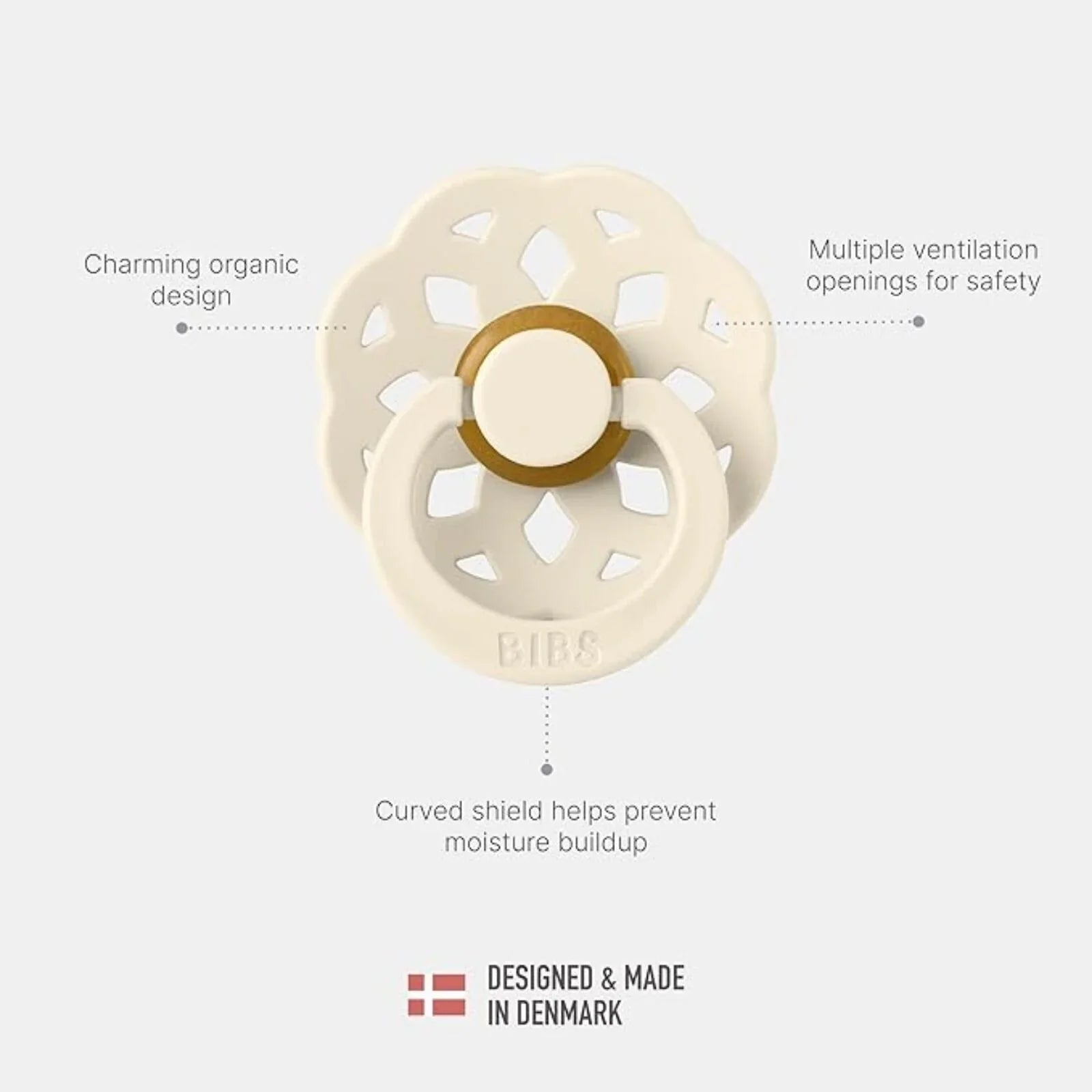 BIBS Boheme Smocynau Lateds 6+ mis, Pecyn o 2 - Woodchuck &amp; Blush