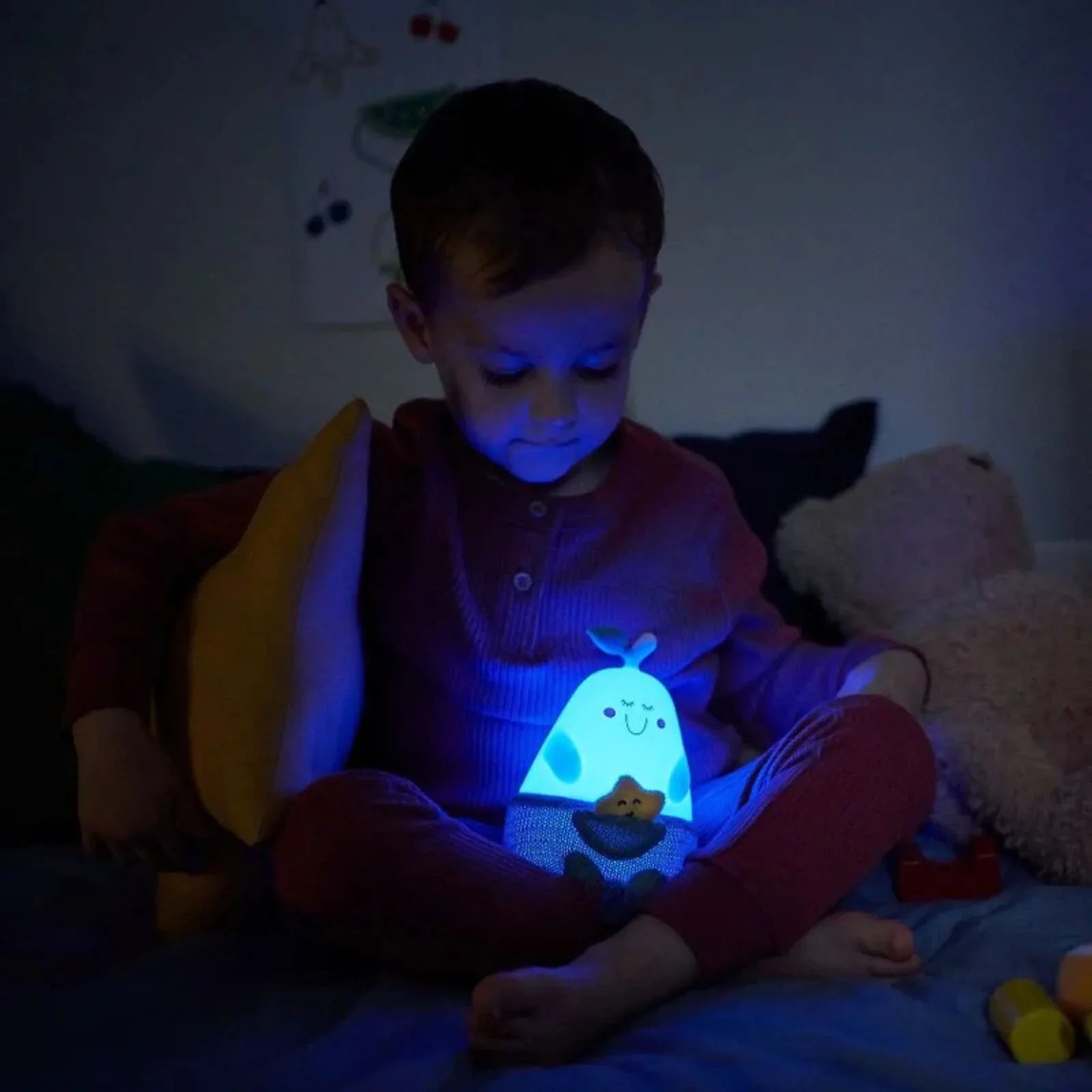 Golau Nos Badabulle Bertille Silicon Glow y gellir ei ailwefru