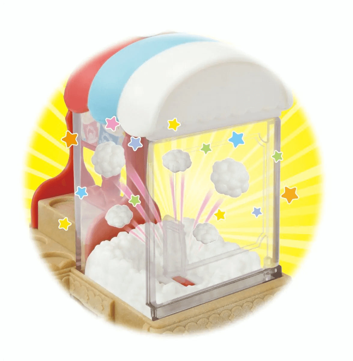 Set Chwarae Tair Olwyn ar gyfer Dosbarthu Popcorn Sylvanian Families ar gyfer Plant 3 Oed a Hŷn