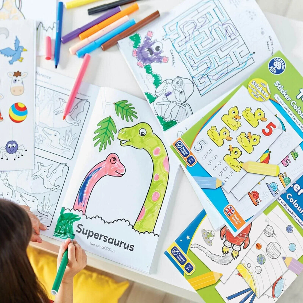 Orchard Toys 1 - 20 Colouring Book