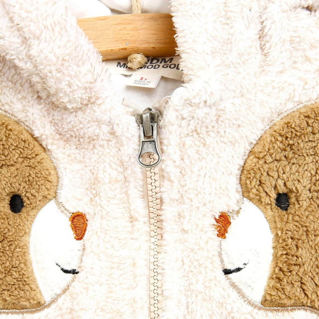Siwmpsuit Traed i Fabanod Midimod Newborn Cute Bears Welsoft - Beige