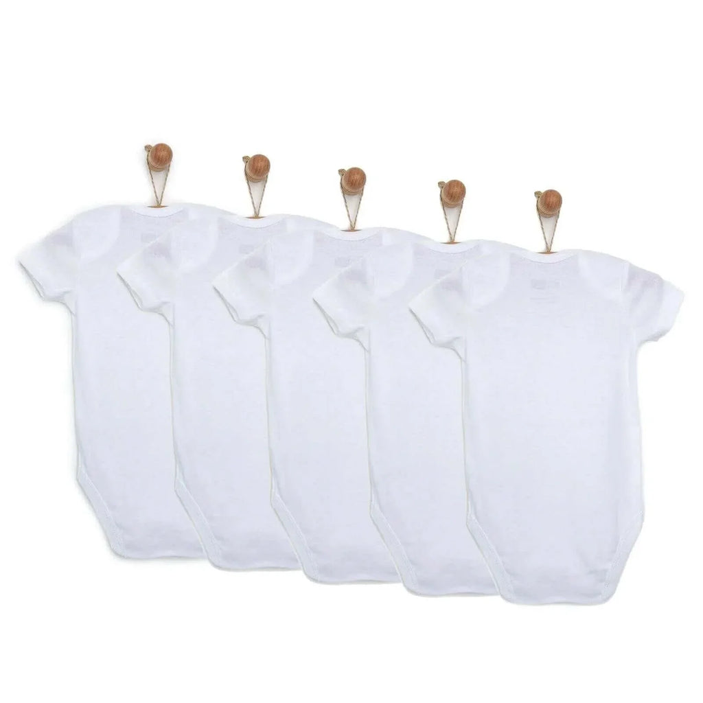 Bodysuit Llewys Byr Unisex HelloBaby 5 pcs