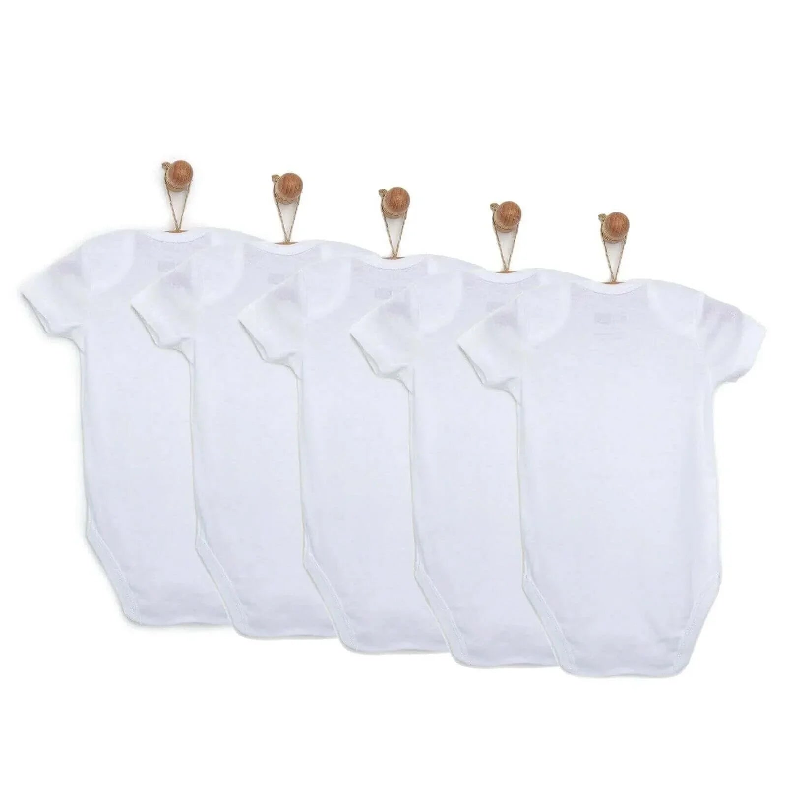 Bodysuit Llewys Byr Unisex HelloBaby 5 pcs