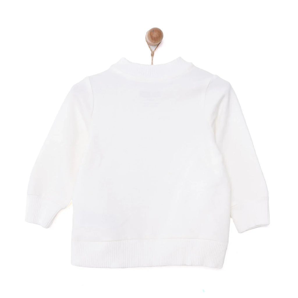 HelloBaby Newborn Girl  Cat Printed Sweatshirt