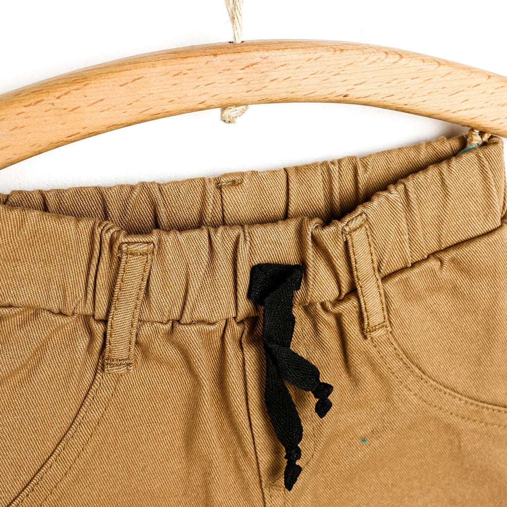 HelloBaby Basic Baby Boy Woven Pants - Mustard