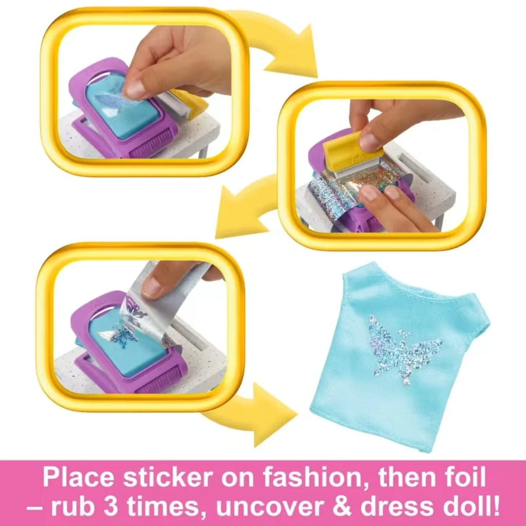 Set Chwarae Boutique Gwneud a Gwerthu Barbie