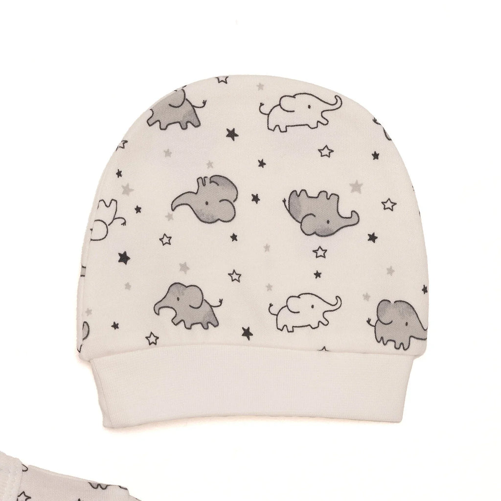 Siwmpsuit Traed i Faban Newydd-anedig Unisex HelloBaby - Corff - Het - Ecru