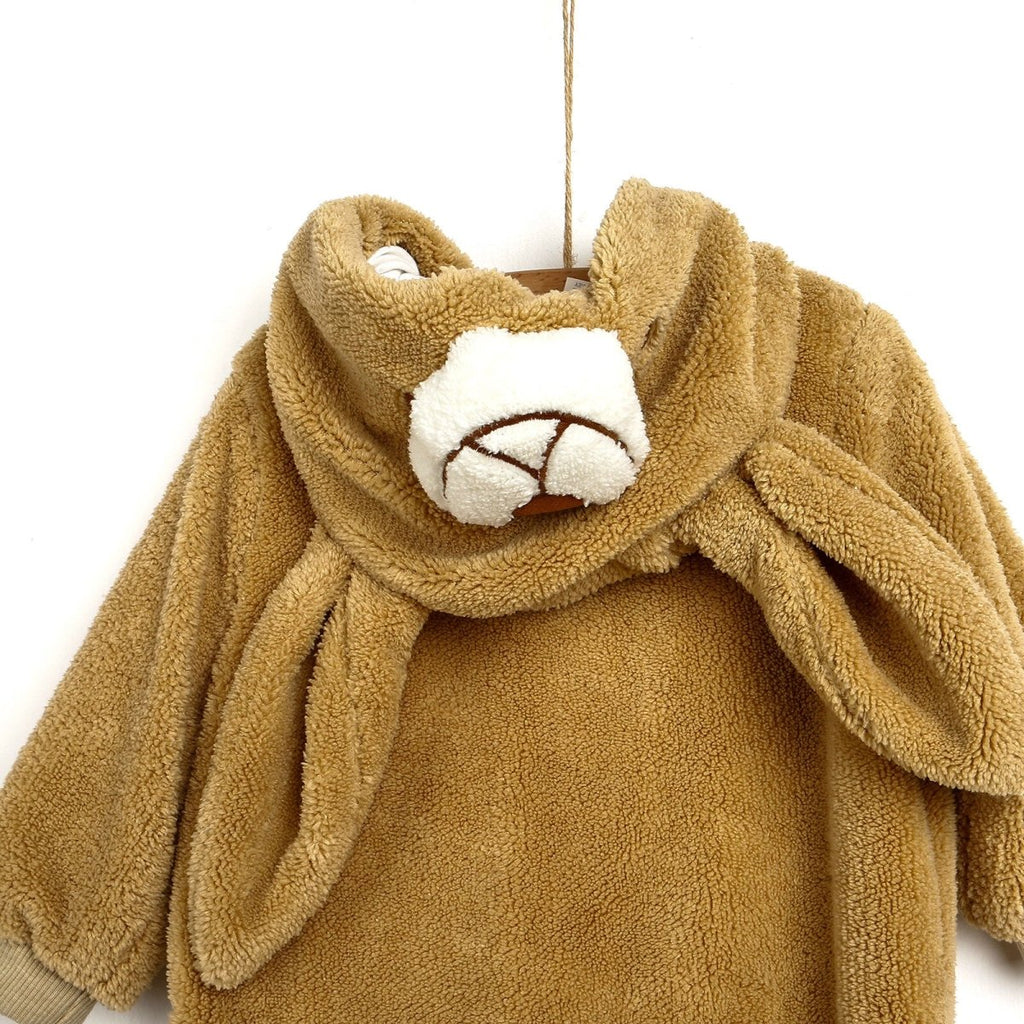 Siwmpsuit Traed Kangaroo Welsoft Midimod i Fabanod - Brown