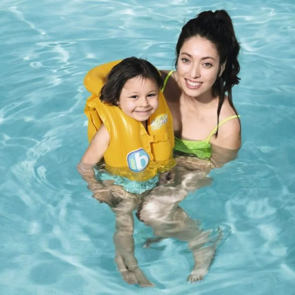 Gwest achub bywyd Bestway Swim Safe Cam B