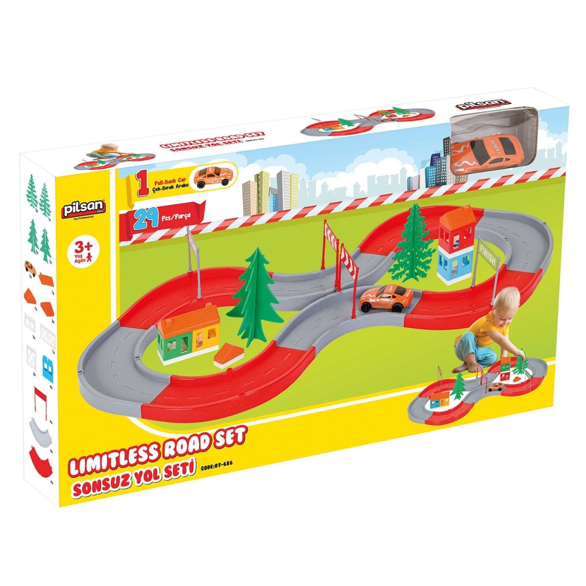 Set Ffordd Ddi-Dori Pilsan