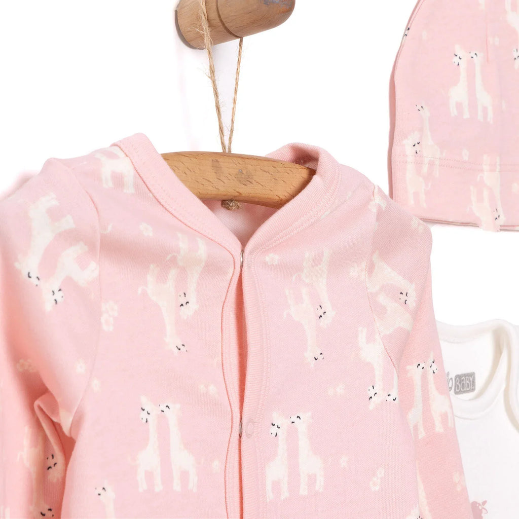 Siwt Gynffon a Het i Faban Merch HelloBaby - Lliw Eog