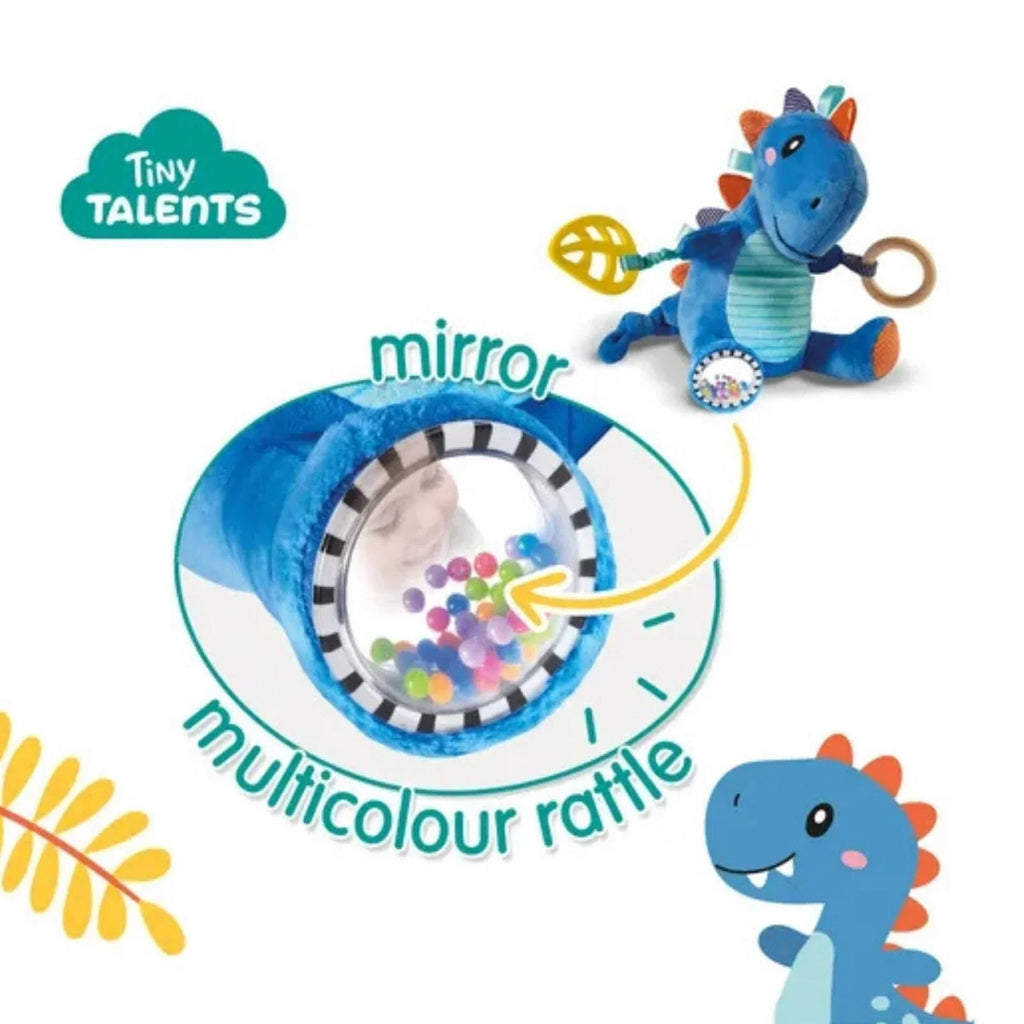 T-Rex Synhwyraidd Tex o Tiny Talents