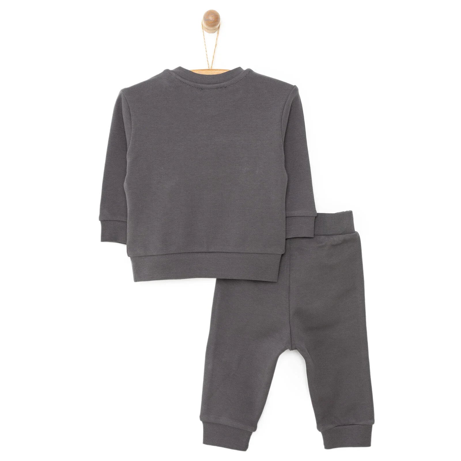 Crys-T HelloBaby Basic Boy Text Printed Jogging - Anthracite