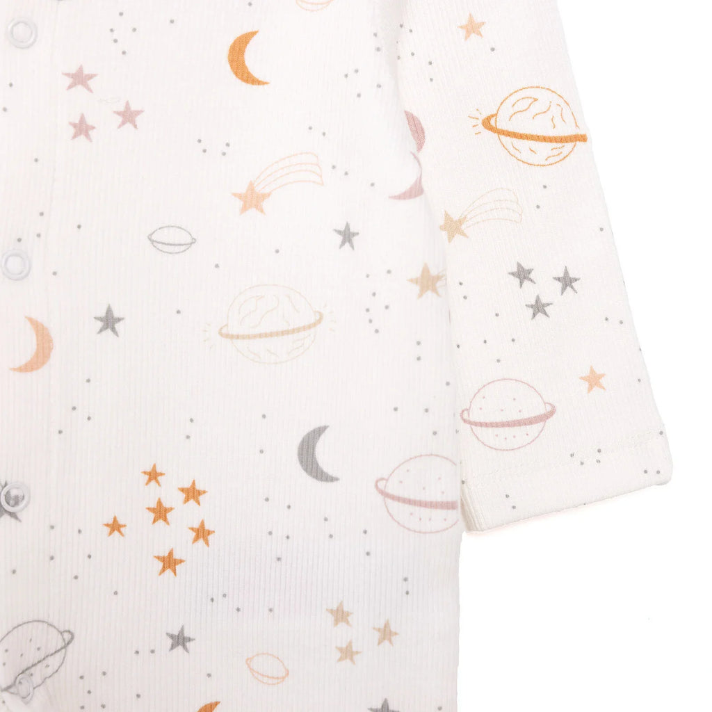 Siwmper i Faban Bachgen Newydd-anedig HelloBaby - Beige