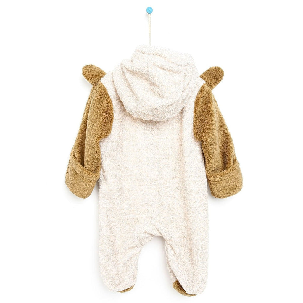 Siwmpsuit Traed i Fabanod Midimod Newborn Cute Bears Welsoft - Beige