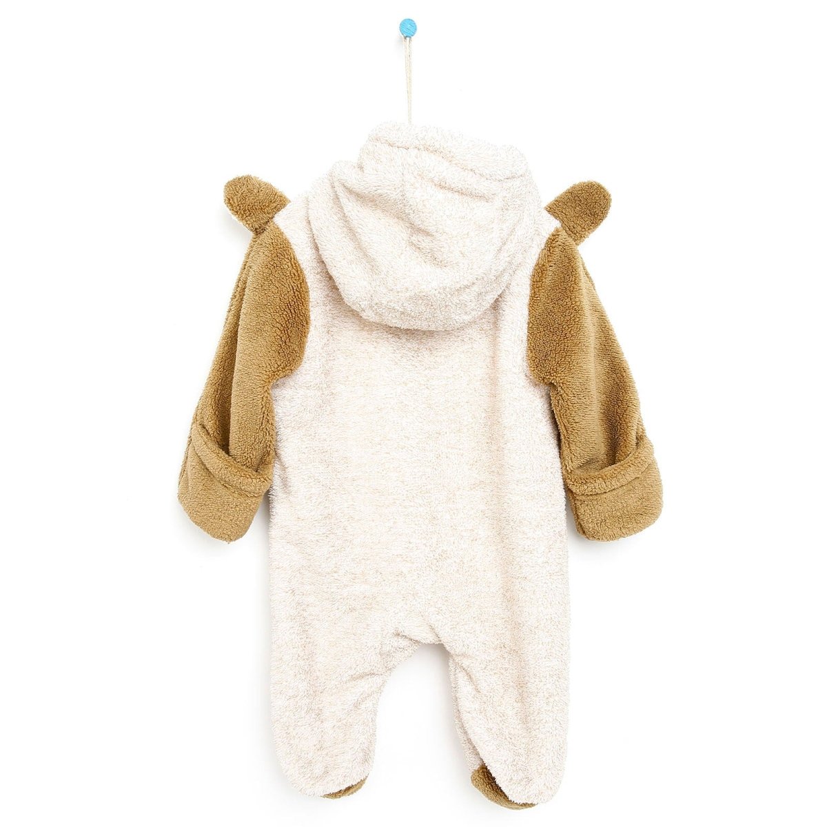 Siwmpsuit Traed i Fabanod Midimod Newborn Cute Bears Welsoft - Beige