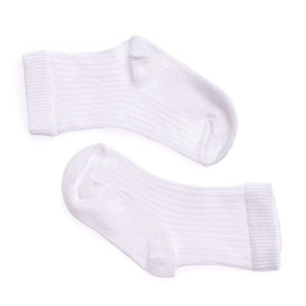 HelloBaby Unisex Baby Socks 3 Pack - White