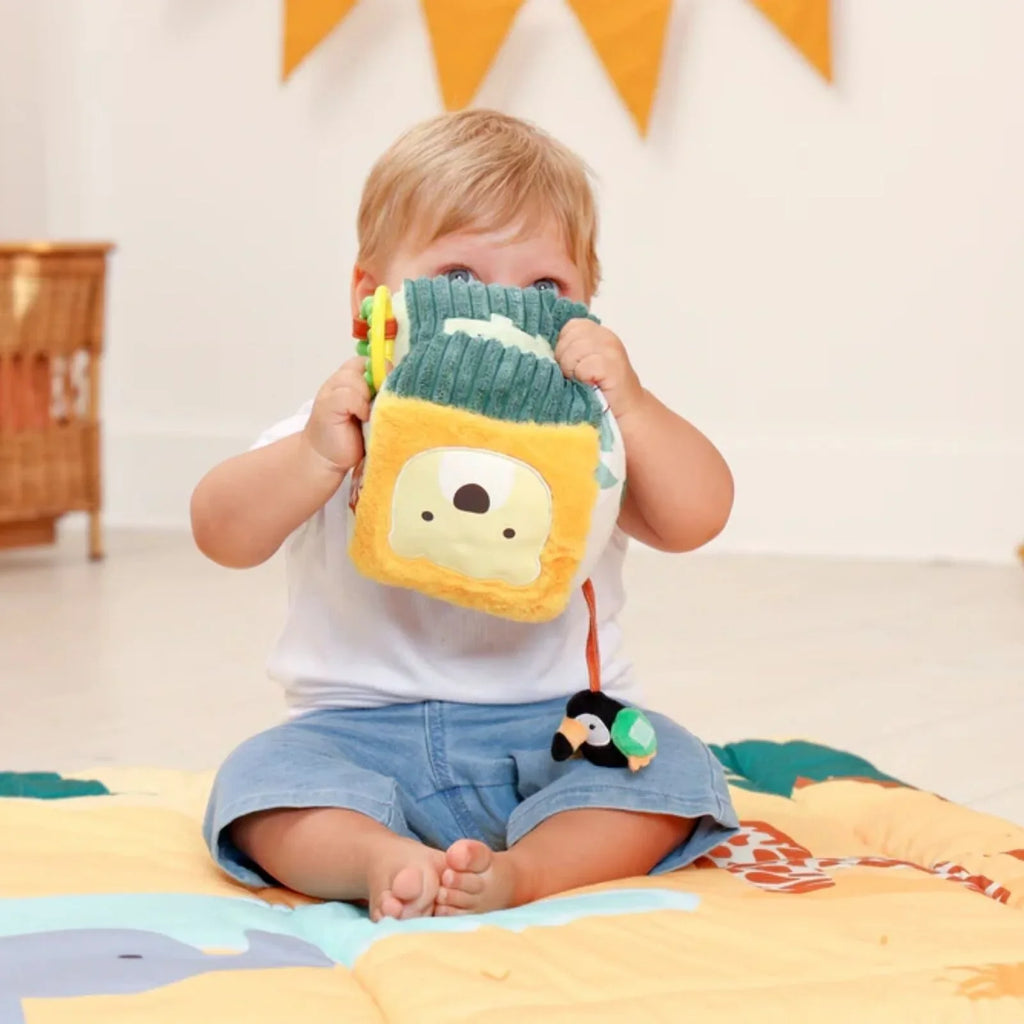 Ciwb Gweithgaredd Meddal Little Big Friends - Jyngl