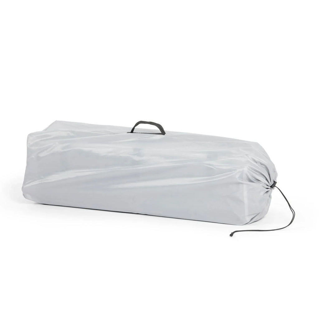 Ickle Bubba Scout 2-in-1 Cot Teithio a Pharc Gwarae - Llwyd Onnen