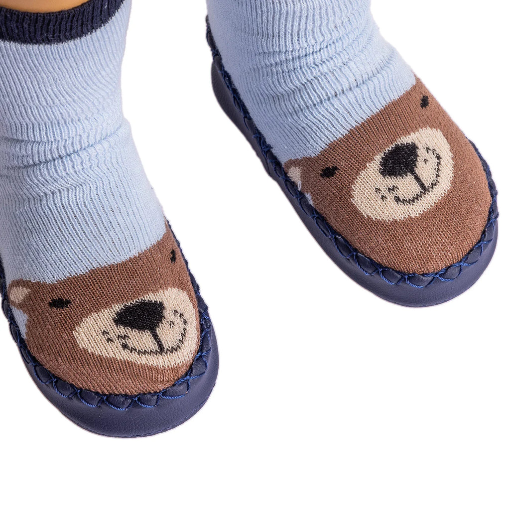 Minissa Baby Boy Pecyn o 3 Pâr o Sanau - Glas Ysgafn