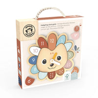 Speedy Monkey Hedgehog Educational Clock