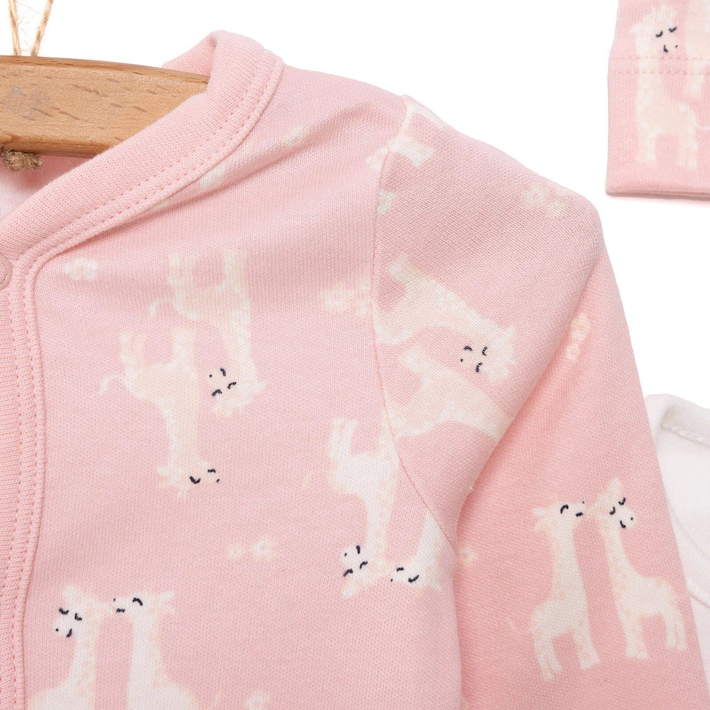 Siwt Gynffon a Het i Faban Merch HelloBaby - Lliw Eog