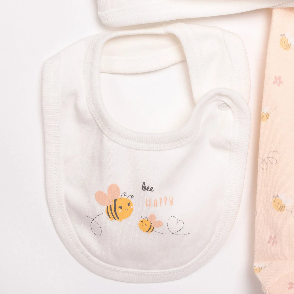 HelloBaby Girl 5 Piece Newborn Gift Set - Yellow