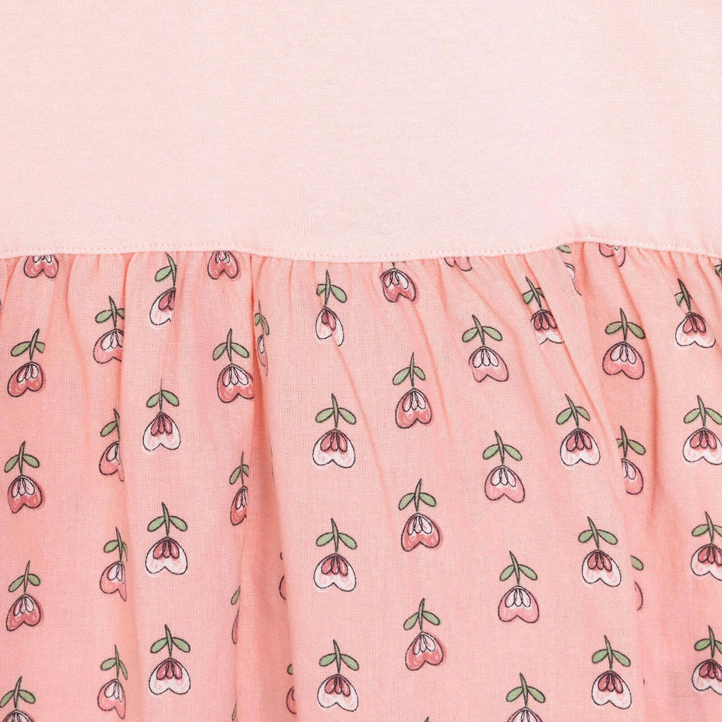 Gwisg Gaeaf Tylwyth Teg i Ferched Bach HelloBaby - Lliw Powdwr