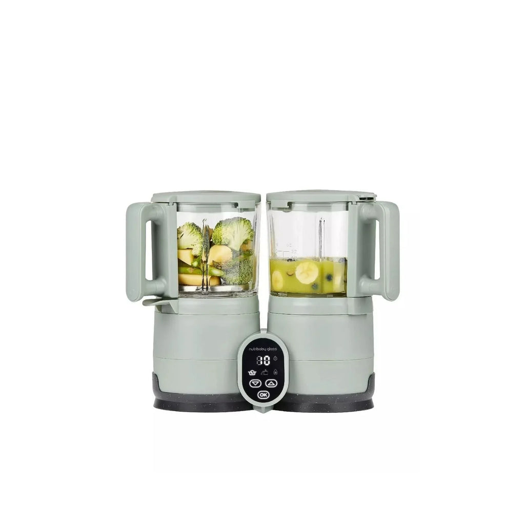 Gweneuthurwr Bwyd Babanod Babymoov Nutribaby Glass 4-mewn-1