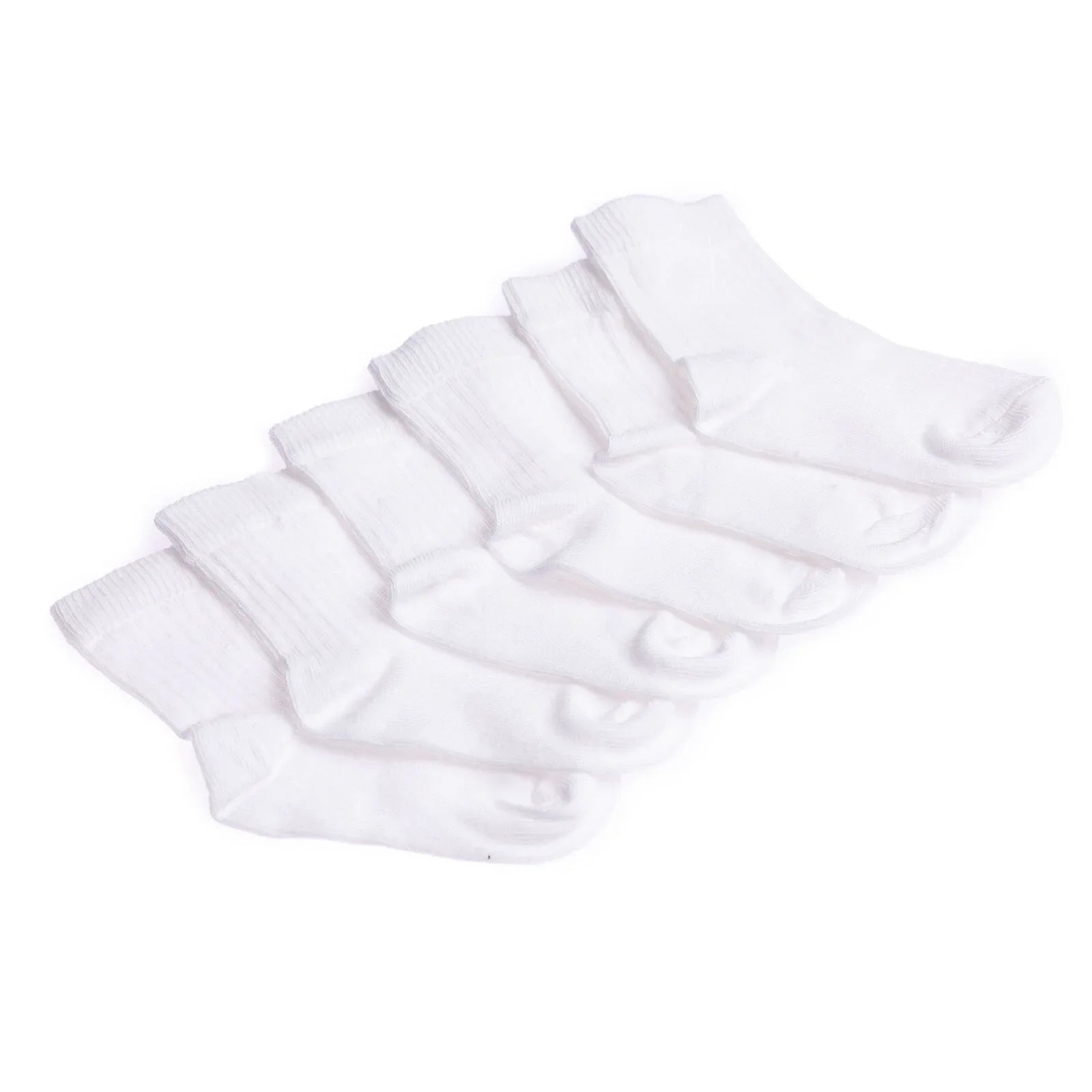 HelloBaby Unisex Baby Socks 3 Pack - White