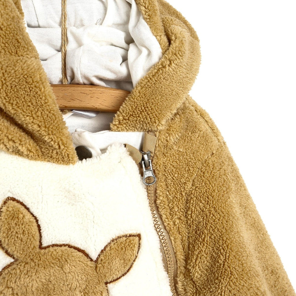 Siwmpsuit Traed Kangaroo Welsoft Midimod i Fabanod - Brown