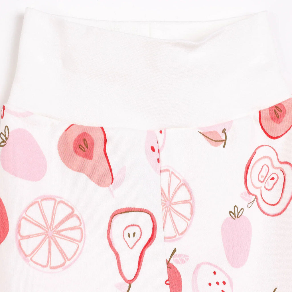 Legins i Fabanod HelloBaby i Ferched Bach gyda Thraed 2pcs - Pinc