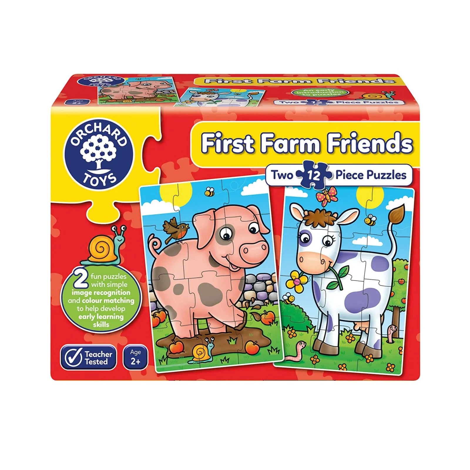 Puzzles Jig-Saw Ffrindiau'r Fferm Gyntaf gan Orchard Toys