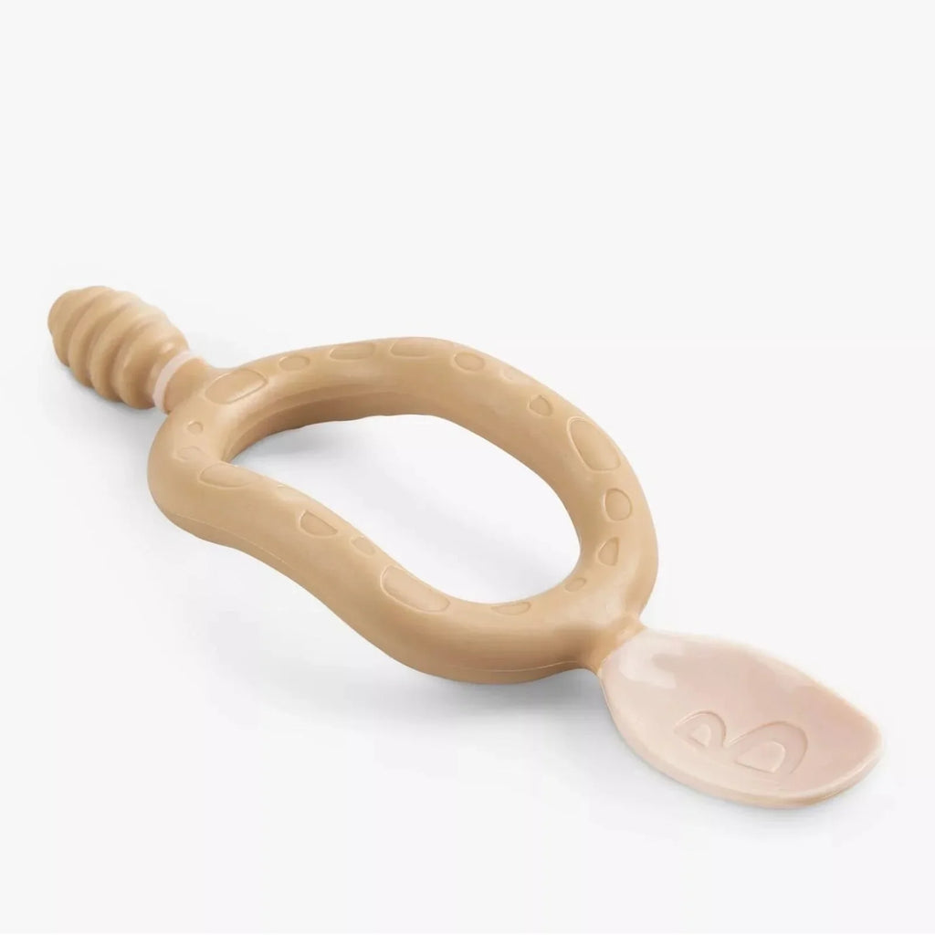 Bibado Dippit Baby Weaning Spoons 6+ months Pack of 2 - Fawn