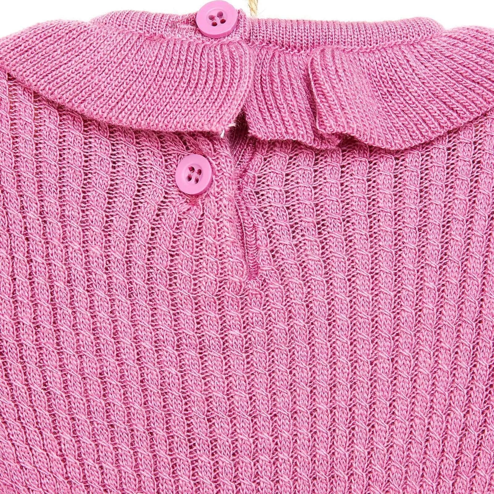 Siop HelloBaby - Gwisg Gwau Fer ar gyfer Newydd-anedig - Lliw Lila