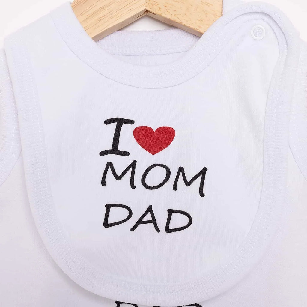 Set Newydd-anedig 10 Darn HelloBaby Girl - Ecru