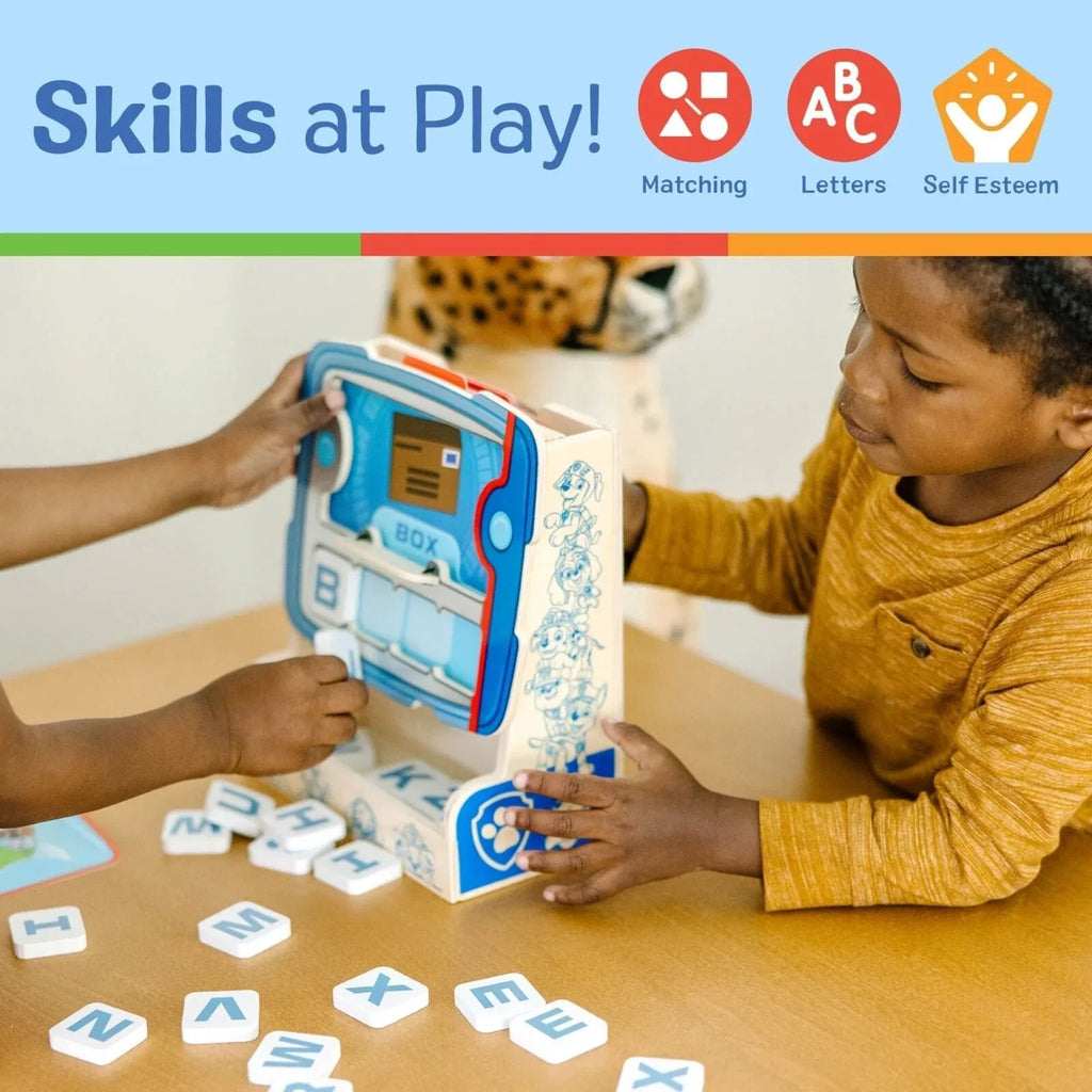 Melissa &amp; Doug Paw Patrol Pad Pypedau Gweld a Sillafu