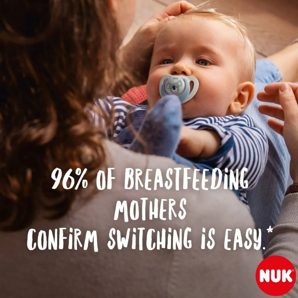 NUK Star Soother 0-6 mis, pecyn o 2 - Pinc