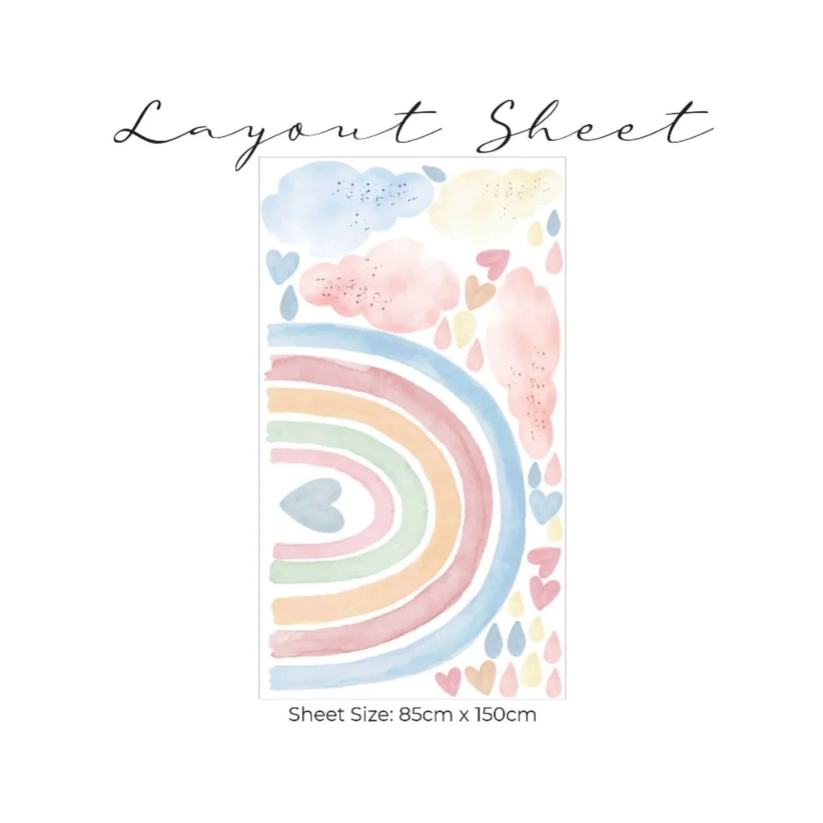 Sticeri Wal Byw Vida Enfys a Diferion Glaw