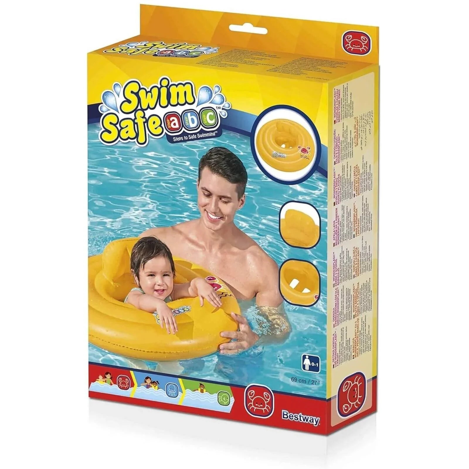 Bestway Wondersplash Baby Boat Round 3 Ring