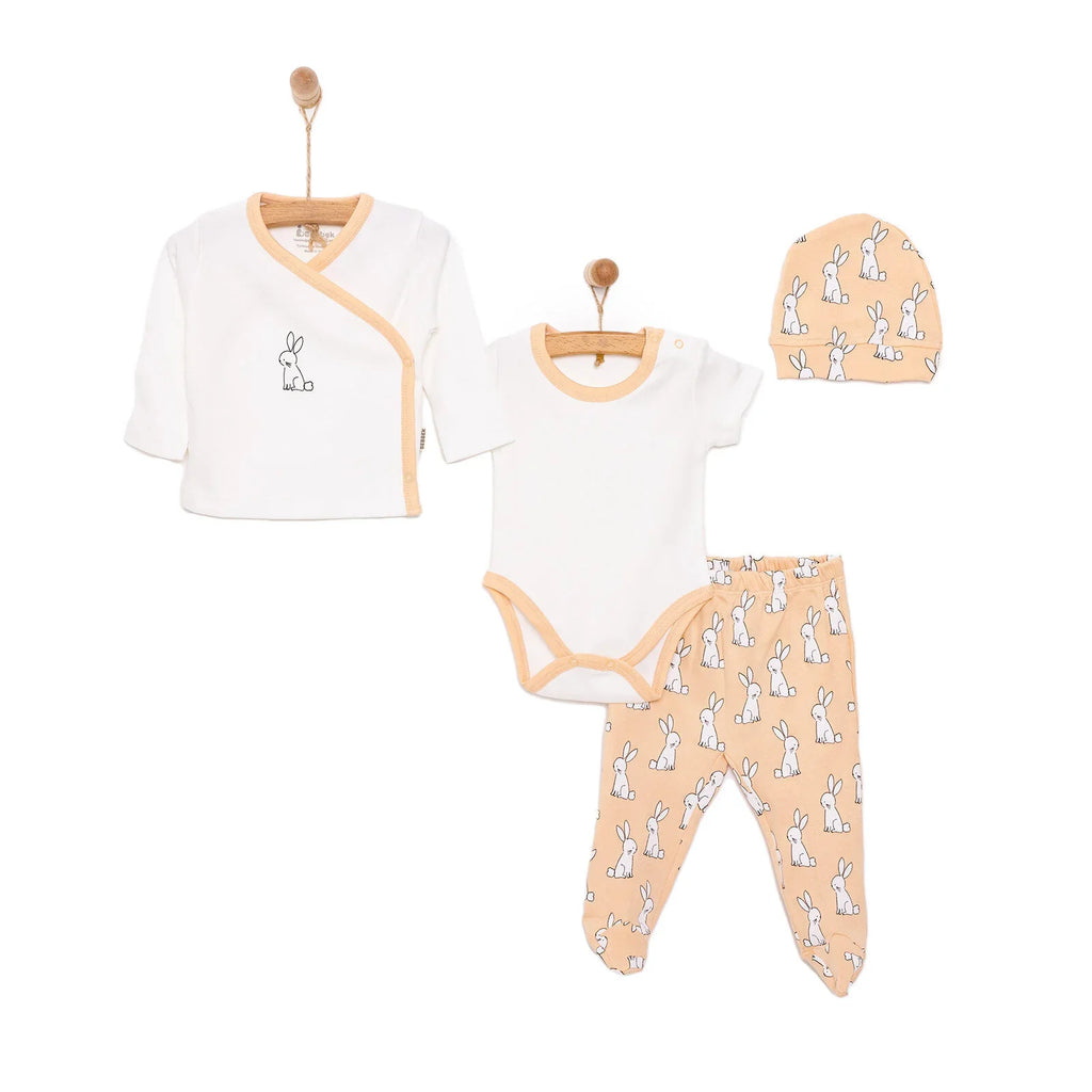Bebbek Baby Boy 5 Pcs Newborn Starter Set - Ecru