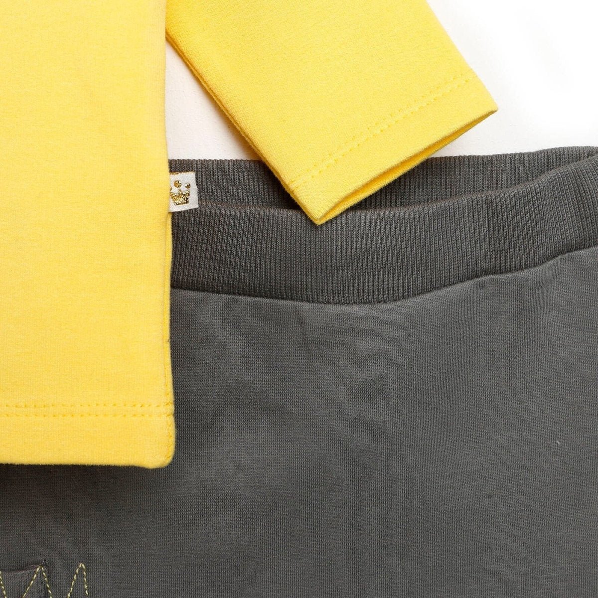 Crys Chwys i Faban Newydd-anedig 'Wild' - Panth - Melyn