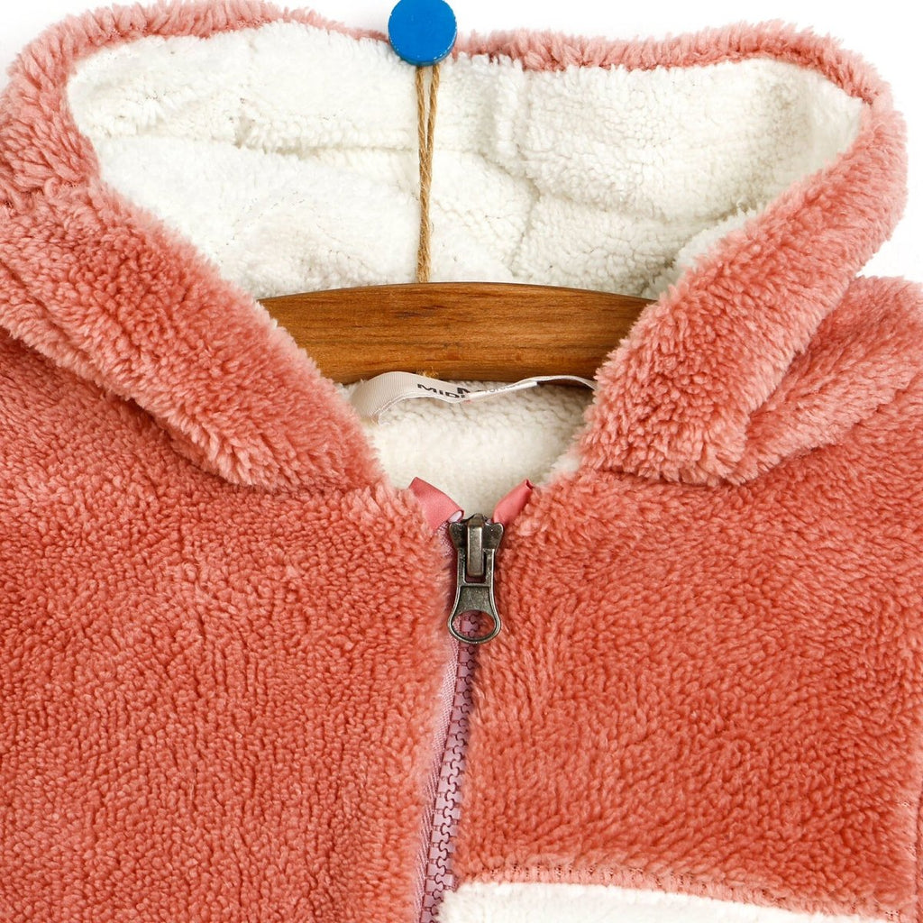 Siwmpsuit Welsoft i Fabanod Newydd-anedig Midimod - Pinc Ysgafn