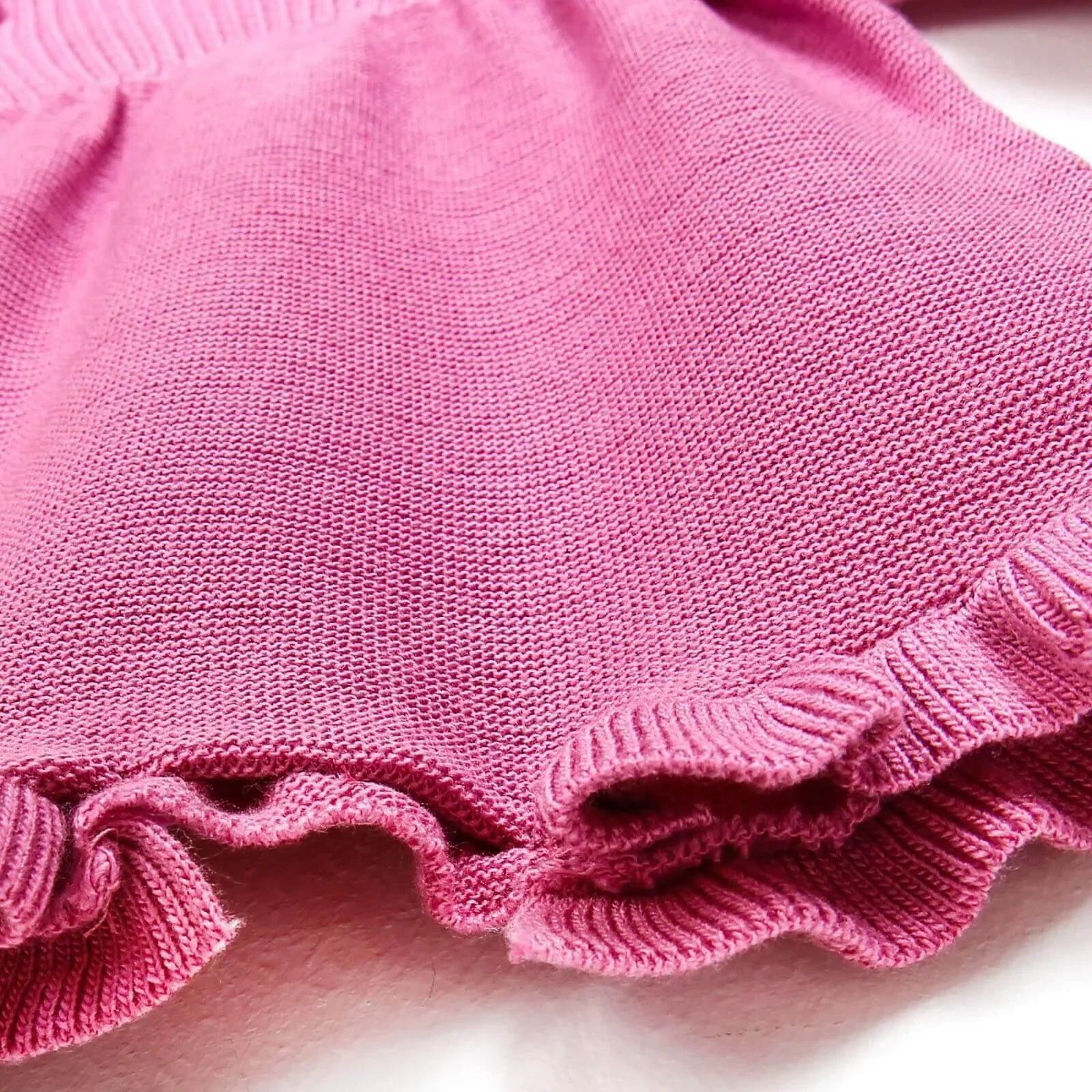 Siop HelloBaby - Gwisg Gwau Fer ar gyfer Newydd-anedig - Lliw Lila