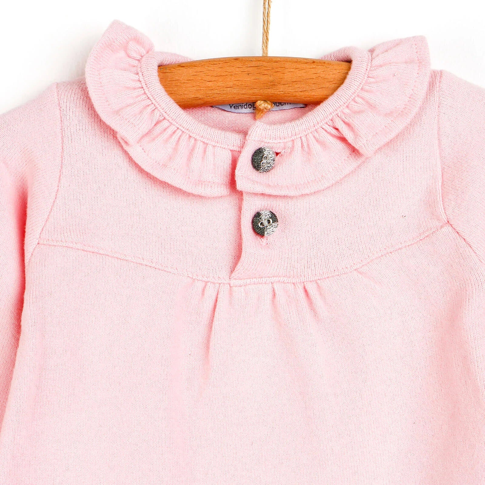 For My Baby Newborn Leopard Blouse-Short - Pink