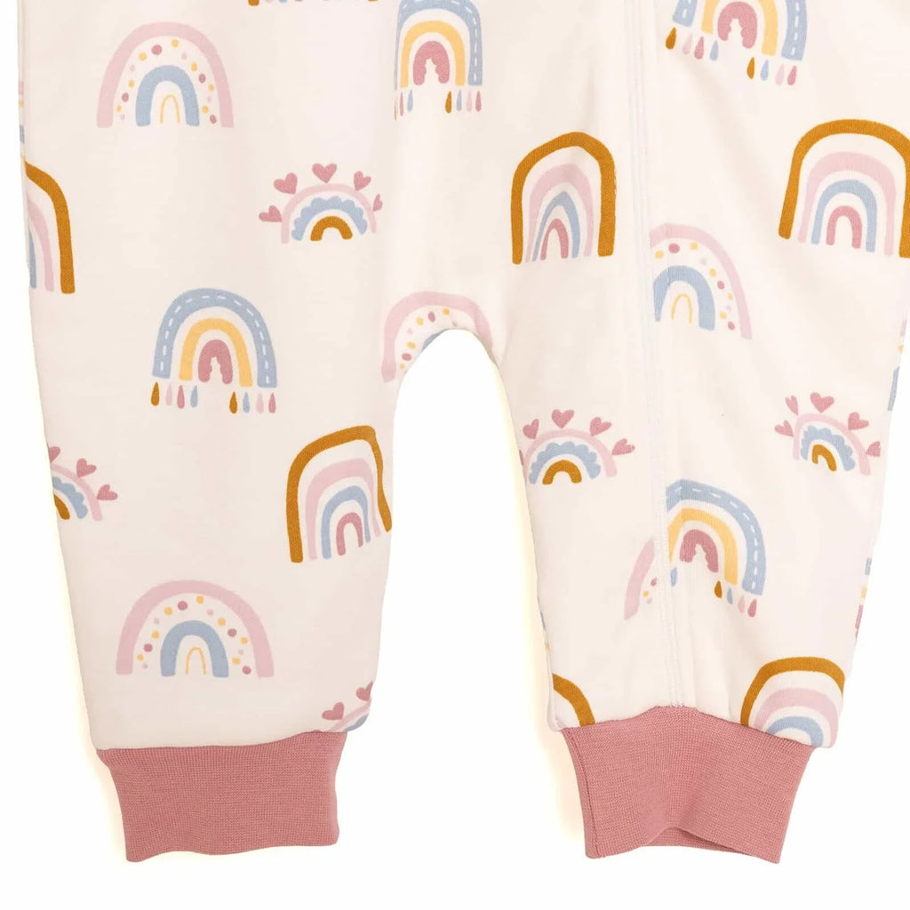 Siwt Gysgu HelloBaby i Ferched - Lliw Hufen